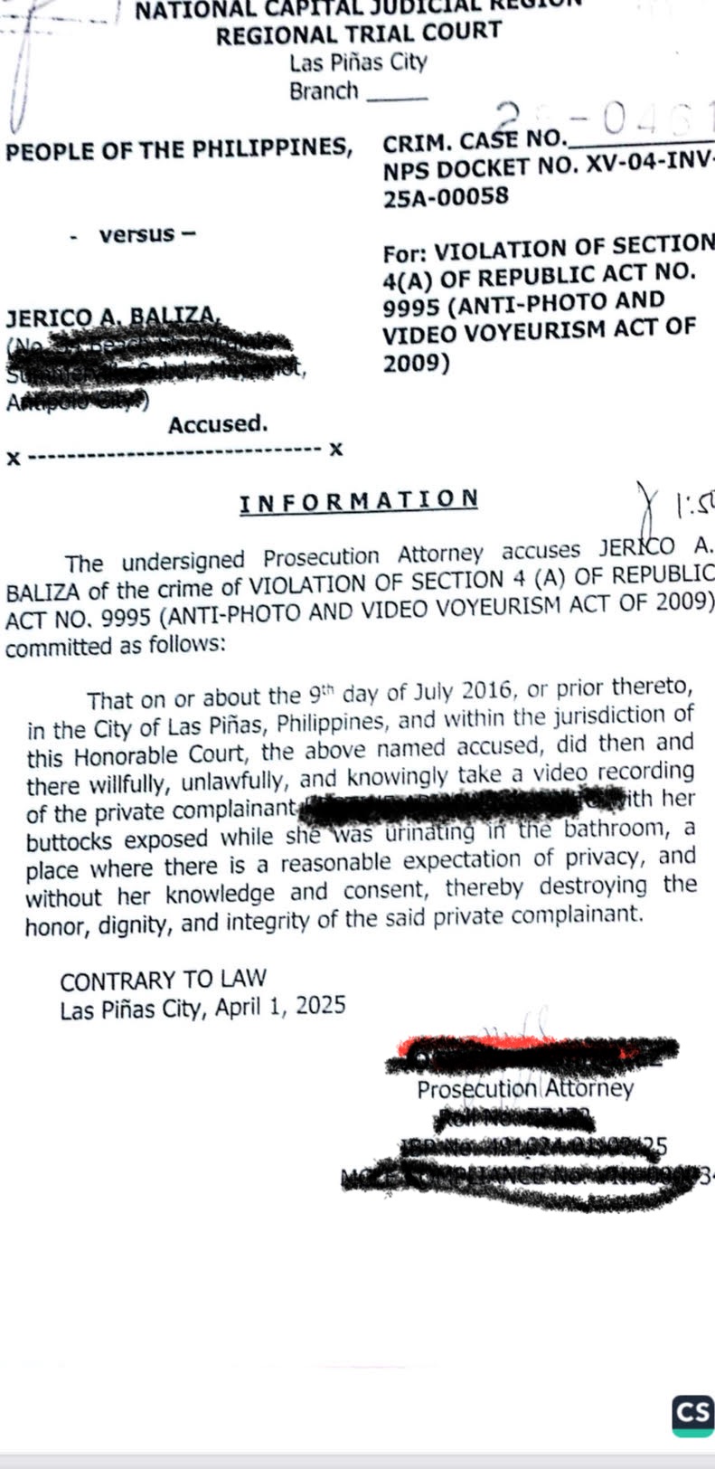 people of the philippines vs. jerico baliza
